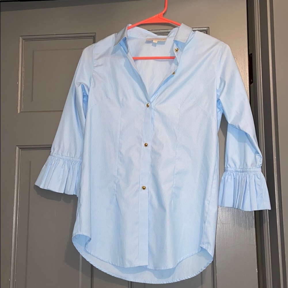Button down Women’s striped blouse